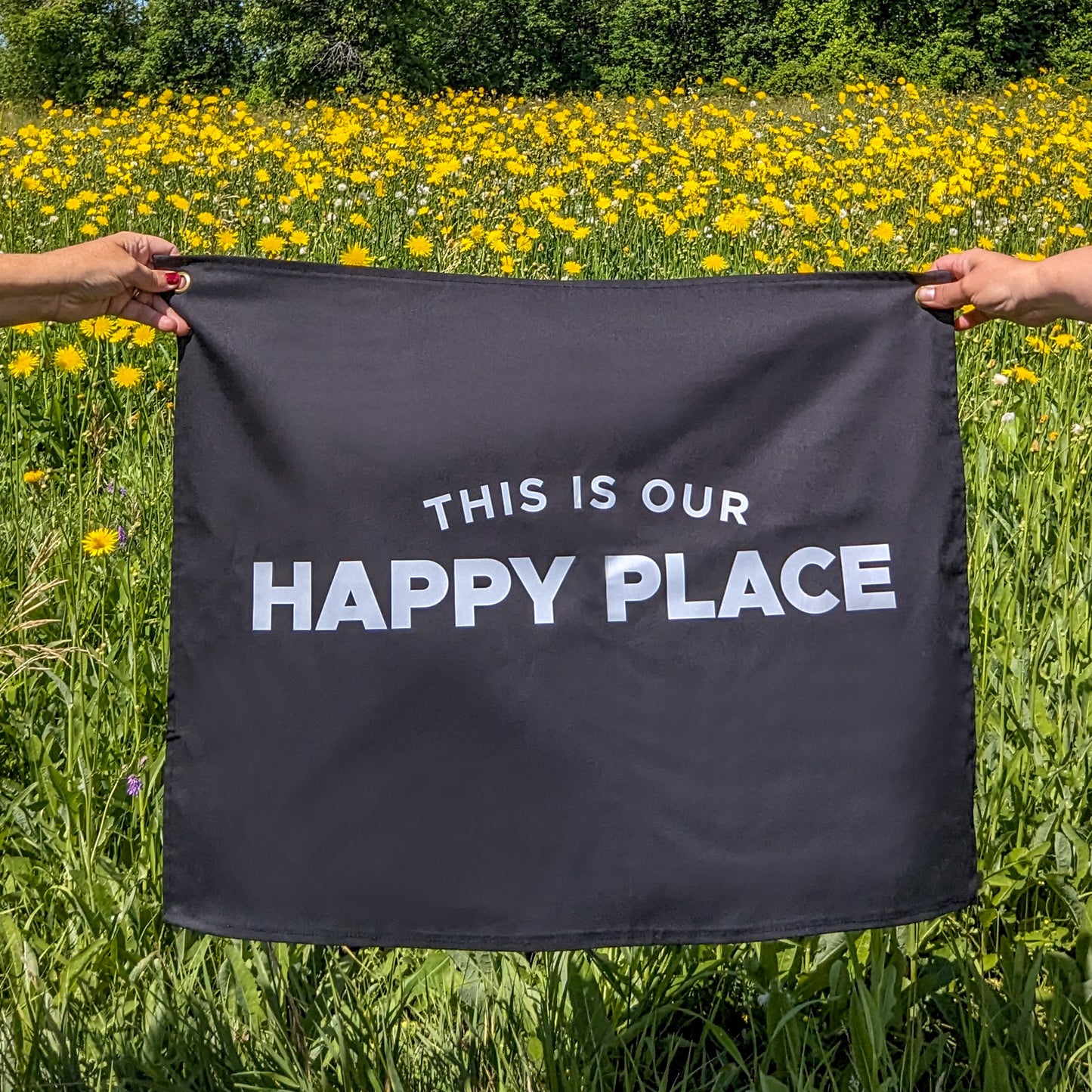 This is our happy place Banner