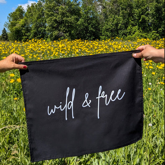 Wild & free Canvas Banner