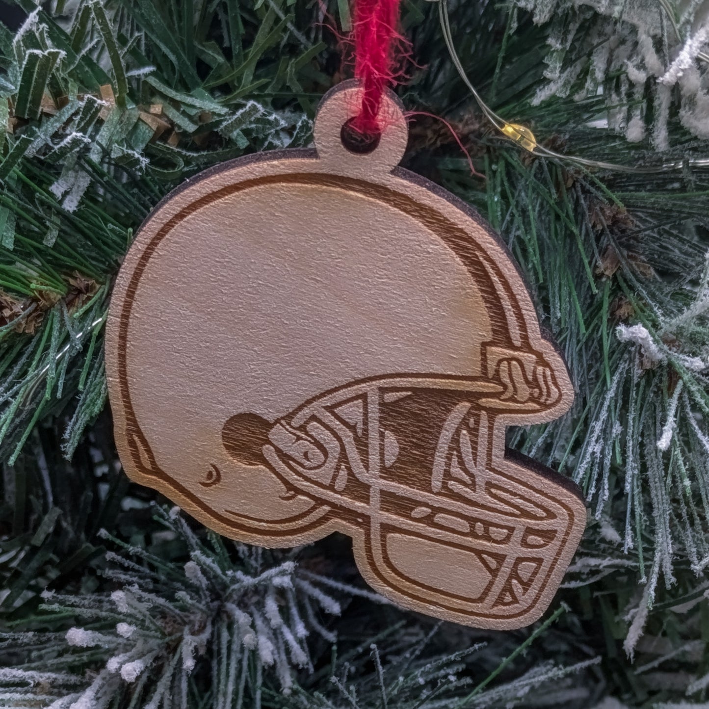 Personalized Football Helmet Ornament