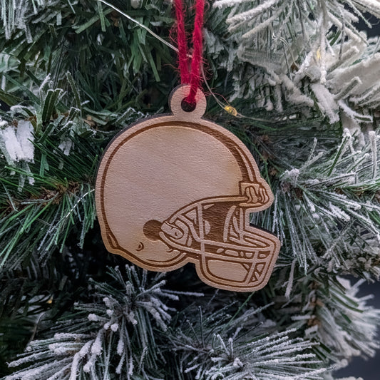 Personalized Football Helmet Ornament