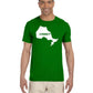 Smiling Black man wearing khakis and a Franco-Ontarian shirt with the silhouette of Ontario, the word "Franco," and the iconic trillium and fleur-de-lys design, standing against a white background.