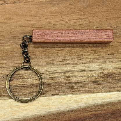 Custom Engraved Wooden Keychain