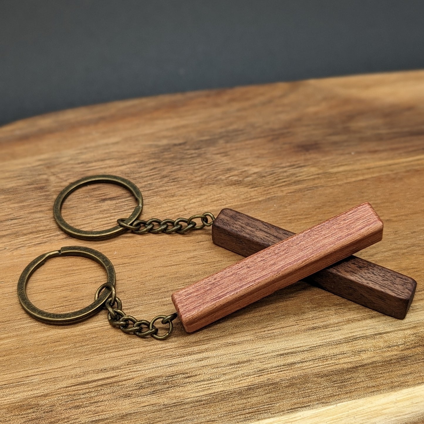 Custom Engraved Wooden Keychain