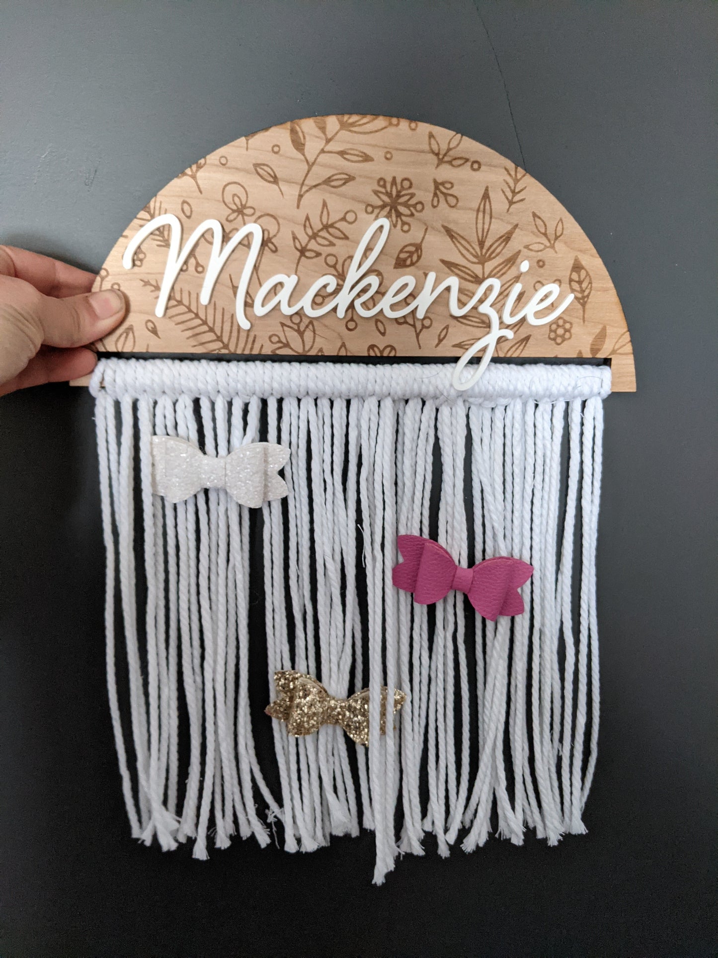 Customized Bow Holder Wall Hanging