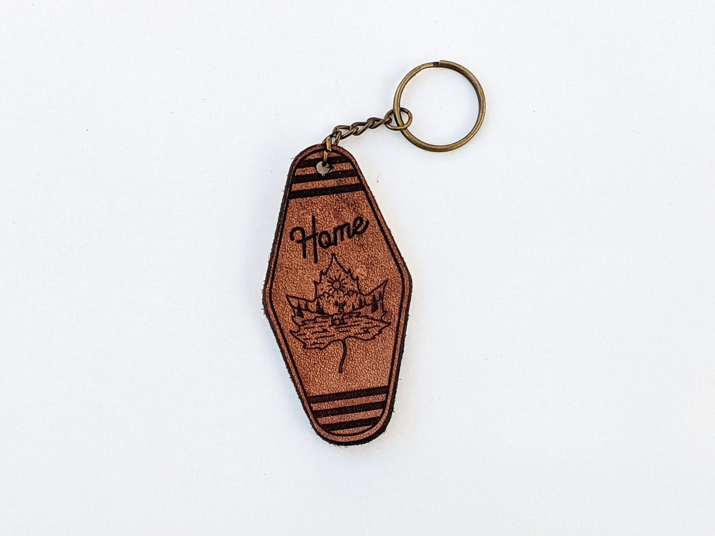 Vintage Motel Key Keychain | Home