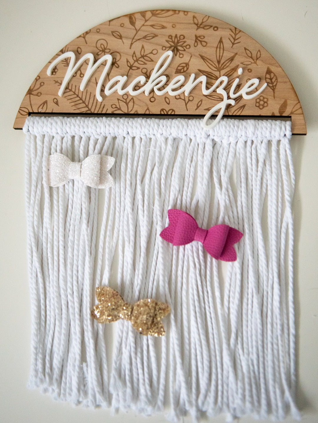 Customized Bow Holder Wall Hanging