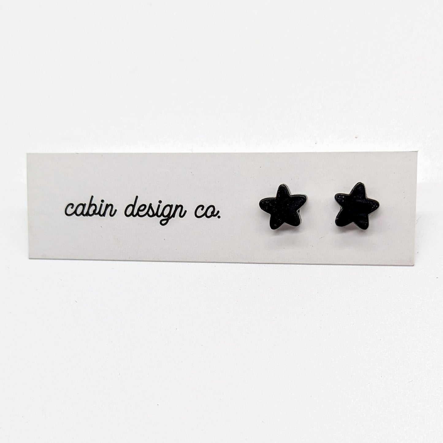 Cute Heart or Star Shaped Laser Cut Stud Earrings