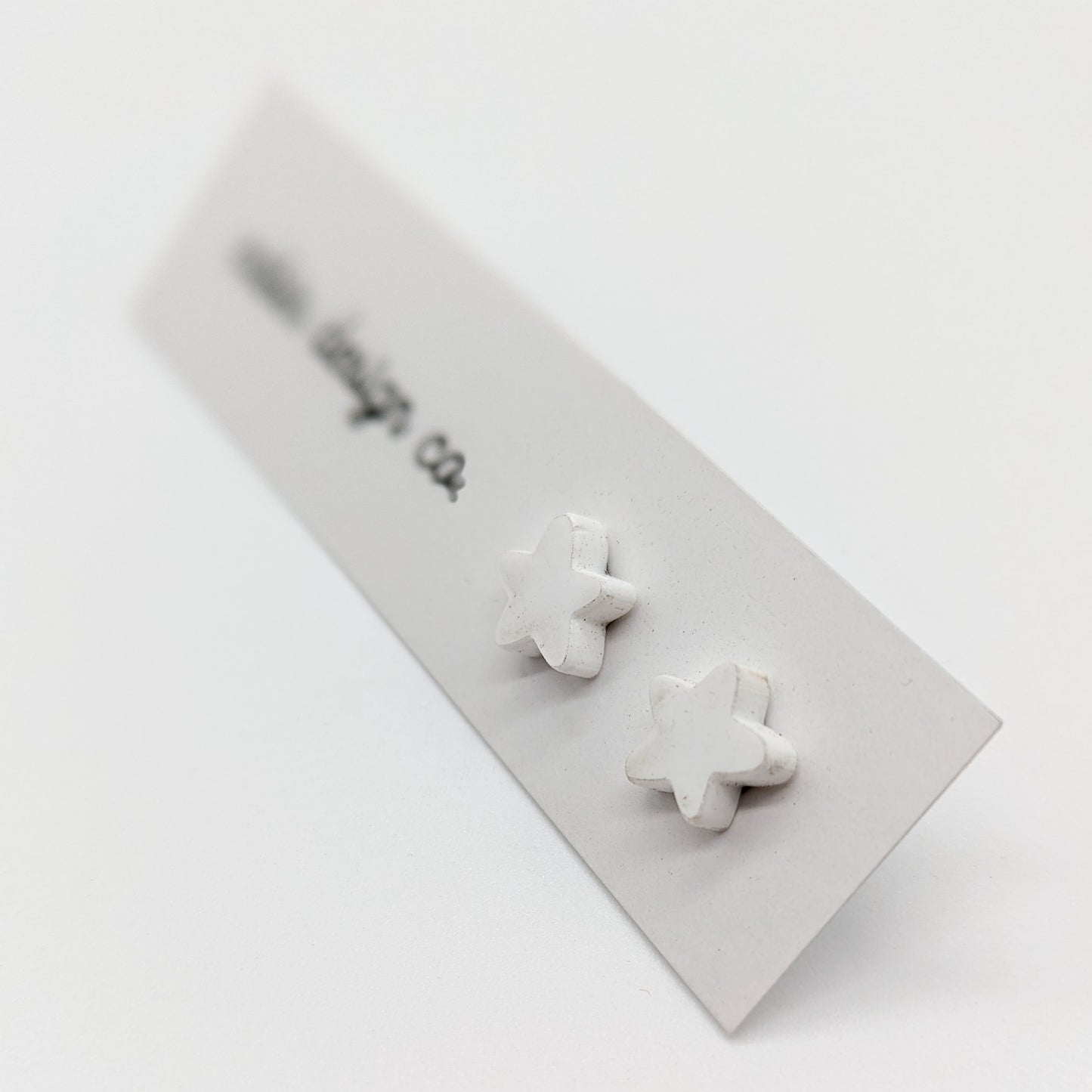 Cute Heart or Star Shaped Laser Cut Stud Earrings