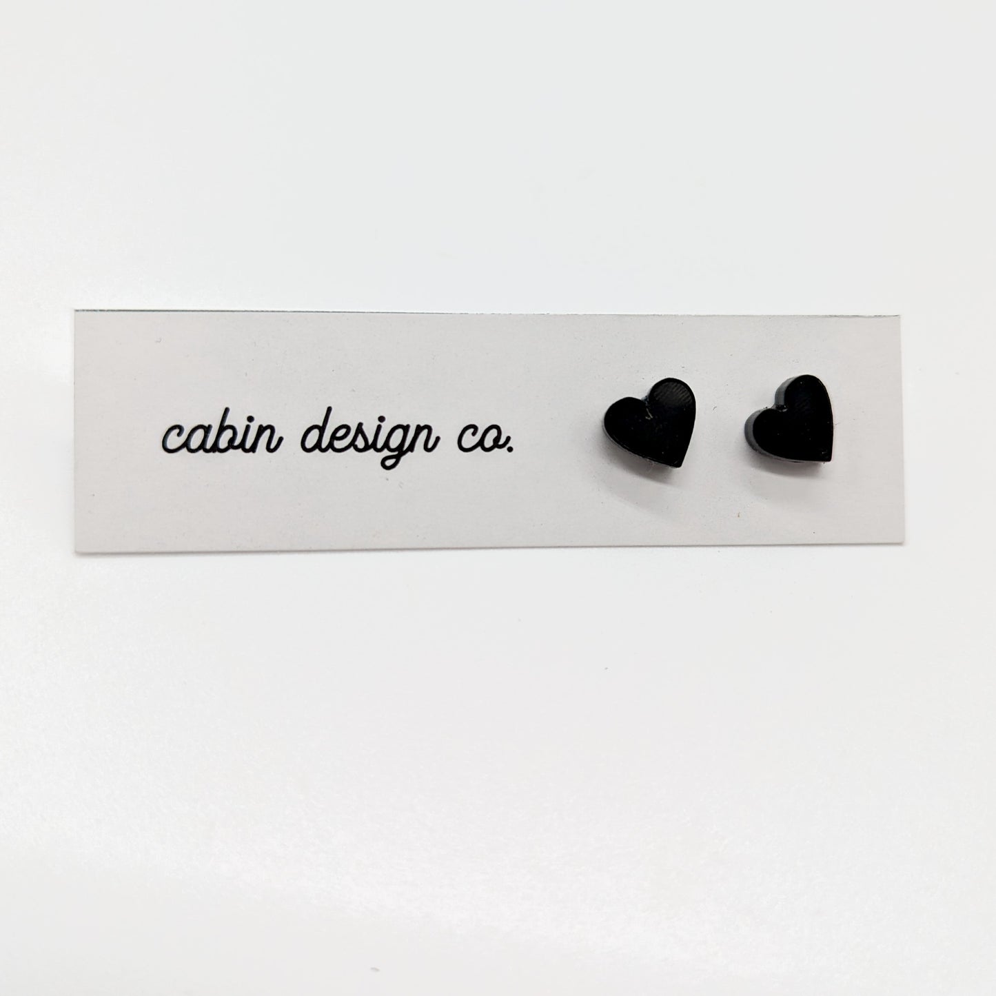 Cute Heart or Star Shaped Laser Cut Stud Earrings