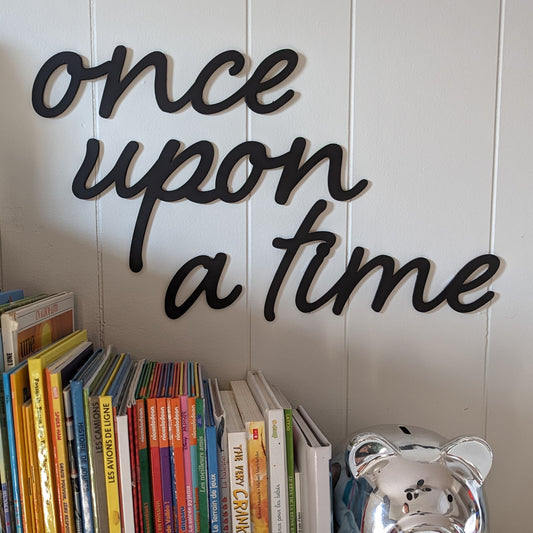 Once Upon a time wall decor Wall Decor Cutout