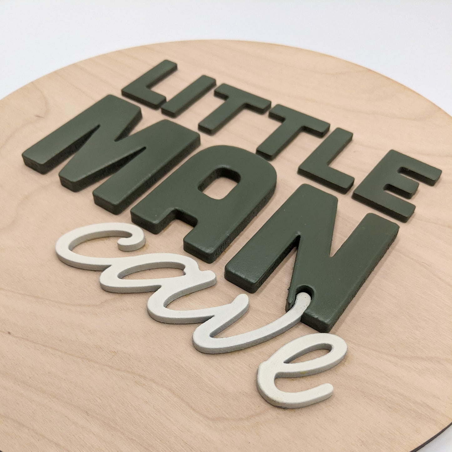 Little Man Cave Nursery Sign