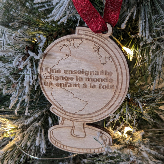 World Globe Ornament – The Perfect Gift for Teachers or Educators!