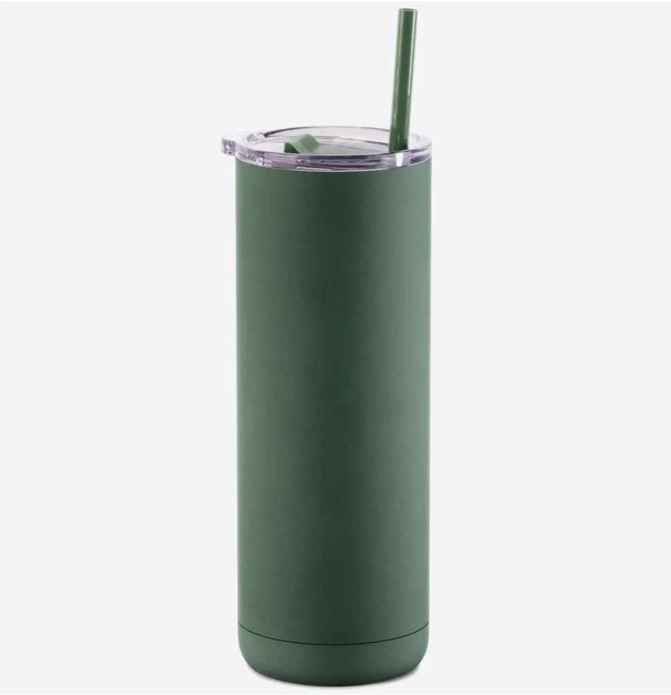 Custom Coffee Tumbler with Straw