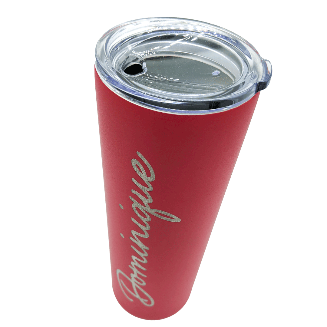 Custom Coffee Tumbler with Straw